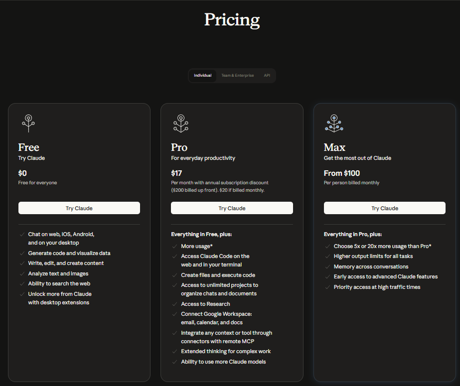 Claude AI Pricing: The Best Choosing Plan